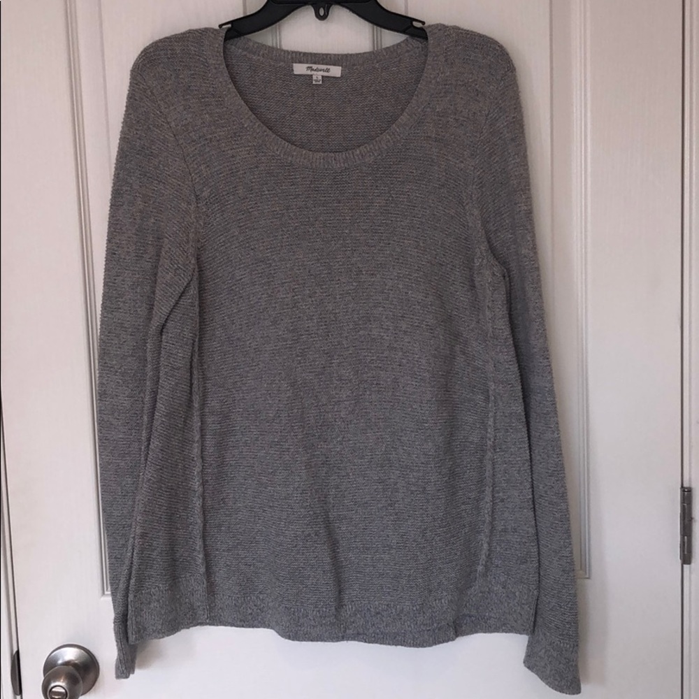 Madewell gray sweater sz L